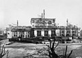 La stazione di Milano Centrale in costruzione in una foto degli anni venti