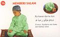 Memberikan salam pada solat akhir.