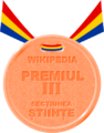 Felicitări! V-aţi clasat pe locul III la Secțiunea I: Științe a concursului de scriere. Premiul v-a fost acordat pentru scrierea articolului CAF BM3