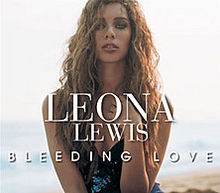 Обложка сингла Леона Льюис «Bleeding Love» (2007)