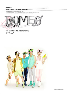 Обложка альбома SHINee «Romeo» (2009)