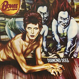 Обложка альбома Дэвида Боуи «Diamond Dogs» (1974)