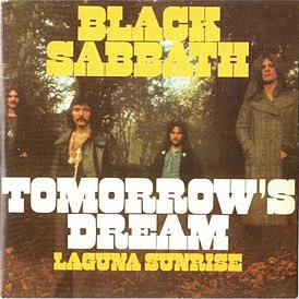 Обложка сингла Black Sabbath «Tomorrow’s Dream» (1971)