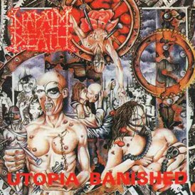 Обложка альбома Napalm Death «Utopia Banished» (1992)