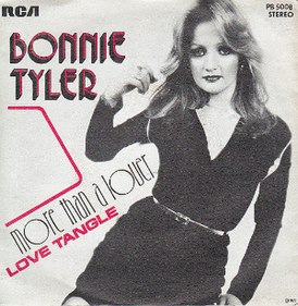 Обложка сингла Бонни Тайлер «More Than a Lover» (1977)