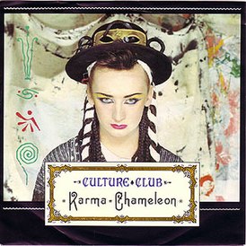 Обложка сингла Culture Club «Karma Chameleon» (1983)