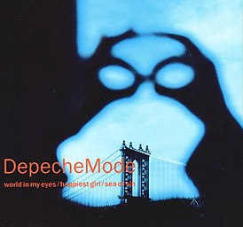 Обложка сингла Depeche Mode «World in My Eyes» (1990)