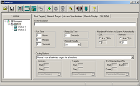 Скриншот программы Iometer