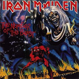 Обложка альбома Iron Maiden «The Number of the Beast» (1982)