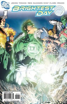 Один из вариантов обложки Brightest Day #1, (июль, 2010 год).