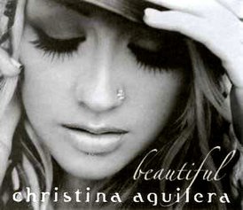 Обложка сингла Кристины Агилеры «Beautiful» (2002)