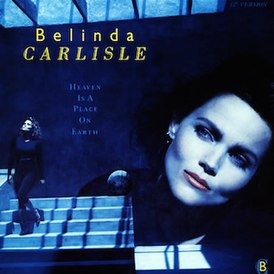 Обложка сингла Белинды Карлайл «Heaven Is a Place on Earth» (1987)