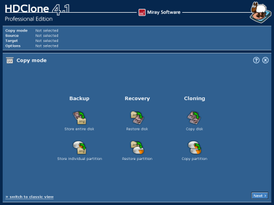Скриншот программы HDClone