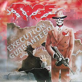 Обложка альбома Rage «Execution Guaranteed» (1987)