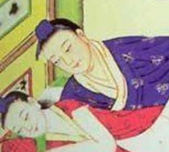 中国古代春宫图：古时男女结婚前性启蒙(组图)