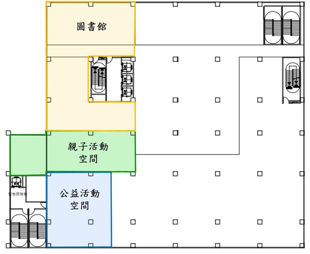 公益空間樓層配置圖_停六_