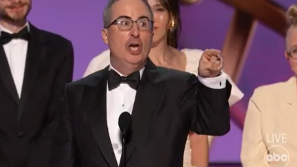 John Oliver at the Emmys