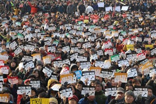 South Korea Protests