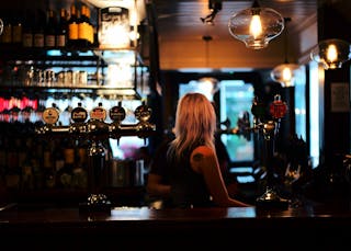 Pub in London's Mayfair district