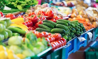 Fruits and Vegetables at City Market in Riga