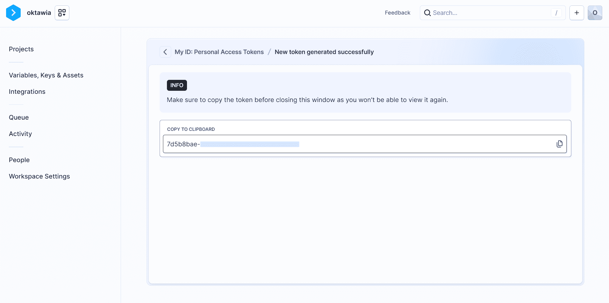 SSH authentication details