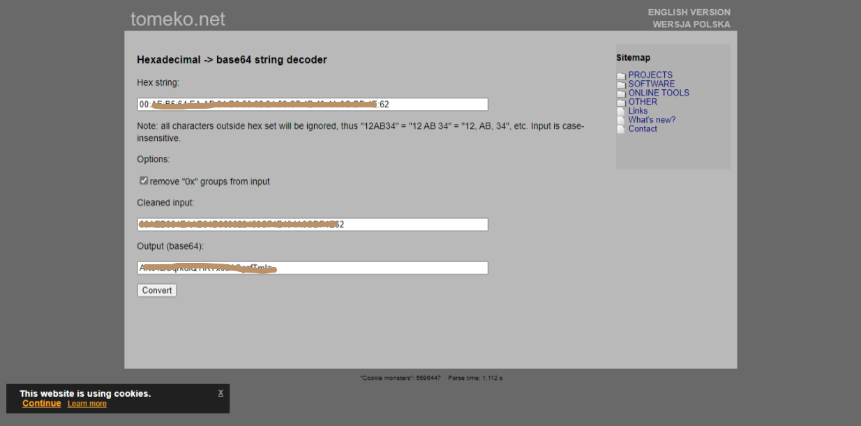 hash key converter