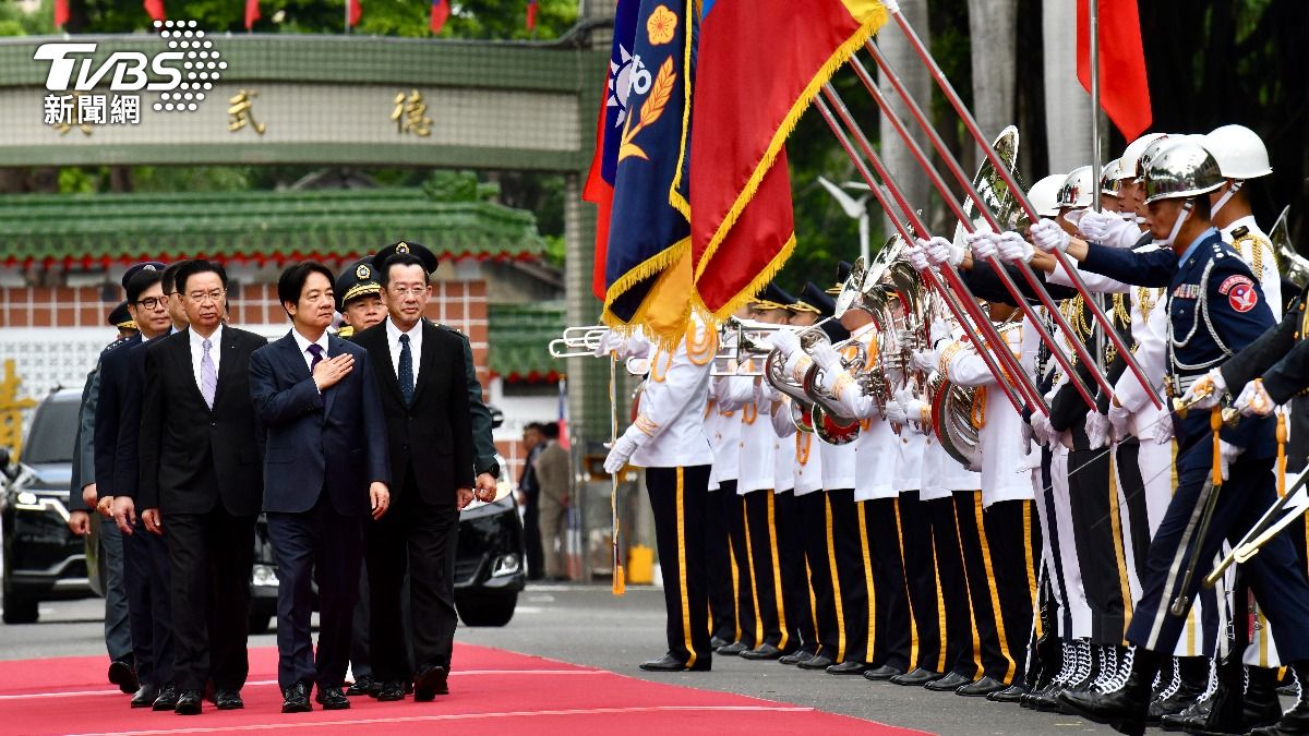 總統賴清德親臨陸軍官校百年校慶。（圖／胡瑞麟攝）