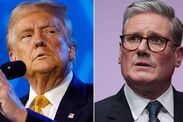 Keir Starmer UN trip Donald Trump row