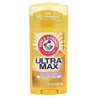 Arm & Hammer, UltraMax™, Antiperspirant Deodorant, Solid, Powder Fresh, 2.6 oz (73 g)