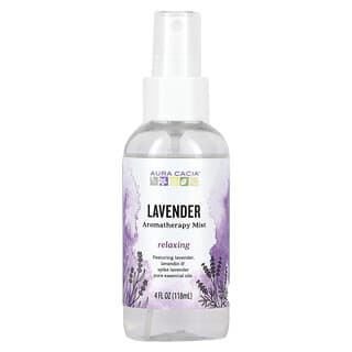 Aura Cacia, Aromatherapy Mist, Relaxing Lavender, 4 fl oz (118 ml)