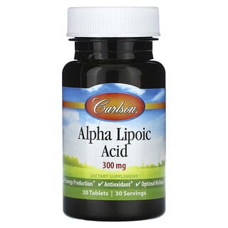 Carlson, Алфа липоева киселина, 300 mg, 30 таблетки