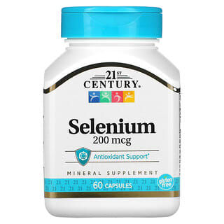 21st Century, Selenio, 200 mcg, 60 cápsulas