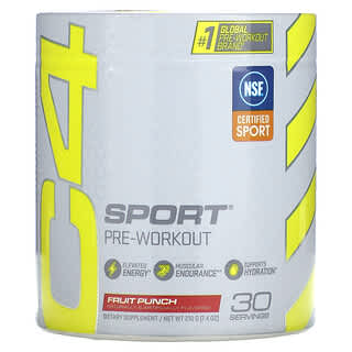 Cellucor‏, C4 Sport,טרום-אימון, פונץ׳ פירות, 210 גרם (7.4 אונקיות)