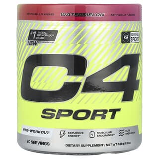 Cellucor‏, C4 Sport, טרום אימון, בטעם אבטיח, 246 גרם (8.7 אונקיות)