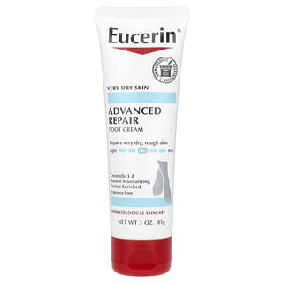 Eucerin, 어드밴스드 리페어 풋 크림, 무향, 85g(3oz)