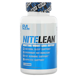 EVLution Nutrition, NiteLean, 30 Veggie Capsules