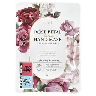 Koelf, Rose Petal Satin Hand Mask, 1 Pair, 16 g