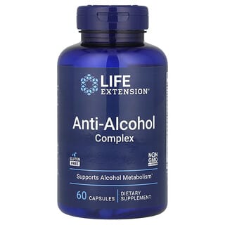 Life Extension, Anti-Alcohol Complex, 60 Capsules