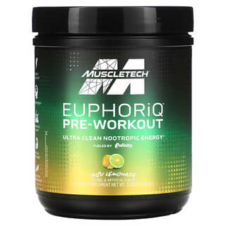 MuscleTech, EuphoriQ Pre-Workout, Yuzu Lemonade, 11.99 oz (340 g)