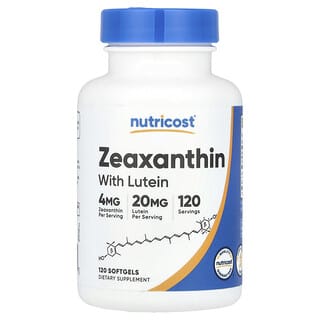 Nutricost, Zeaxanthin with Lutein, 120 Softgels