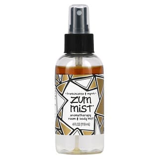 ZUM, Zum Mist, Bruma de aromaterapia para el ambiente y el cuerpo, Árbol del incienso y mirra, 4 oz. líq.