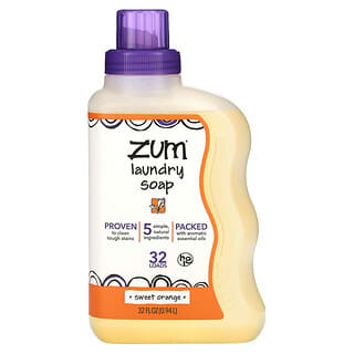 ZUM, Jabón para lavar la ropa, Naranja dulce, 0,94 l (32 oz. líq.)