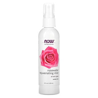 NOW Foods, Solutions, Rosewater Rejuvenating Mist, 4 fl oz (118 ml)