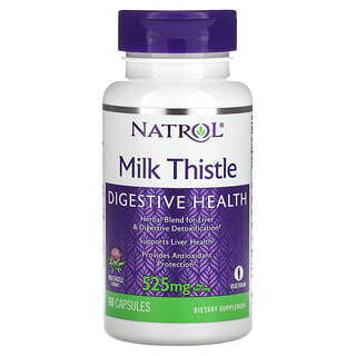 Natrol, Milk Thistle, 525 mg, 60 Capsules (262.5 mg per Capsule)