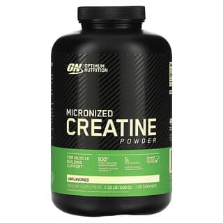 Optimum Nutrition, 미분화 크레아틴 파우더, 무향, 1.32 lb (600 g)