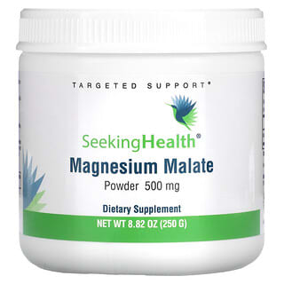 Seeking Health, Malato de magnesio en polvo, 500 mg, 250 g (8,82 oz)