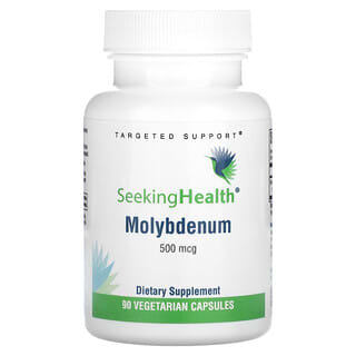 Seeking Health, Molibdeno, 500 mcg, 90 cápsulas vegetales