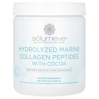 Solumeve, Hydrolyzed Marine Collagen Peptides with Cocoa, 7.3 oz (206 g)