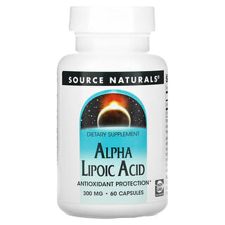 Source Naturals, Алфа липоева киселина, 300 mg, 60 капсули