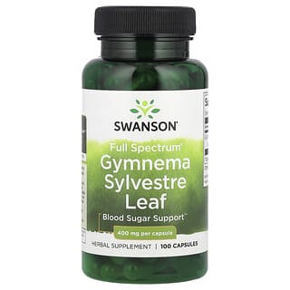 Swanson, Full Spectrum® Gymnema Sylvestre Leaf, 400 mg, 100 Capsules